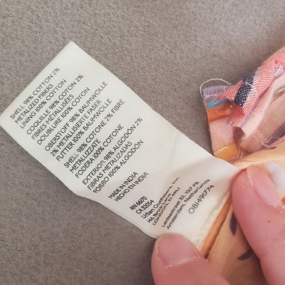 Anthropologie | Pilcro Rainbow Smocked Top size S - Picture 8 of 8